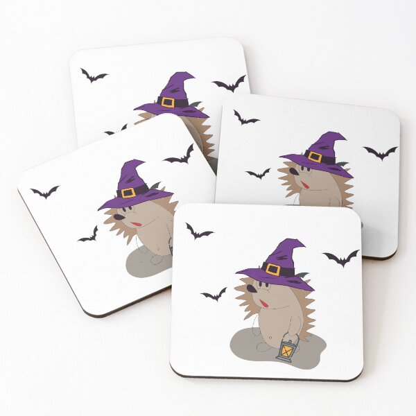 Item preview, Witchy Hedgehog Spooky Halloween designed and sold by DigitalMandy.