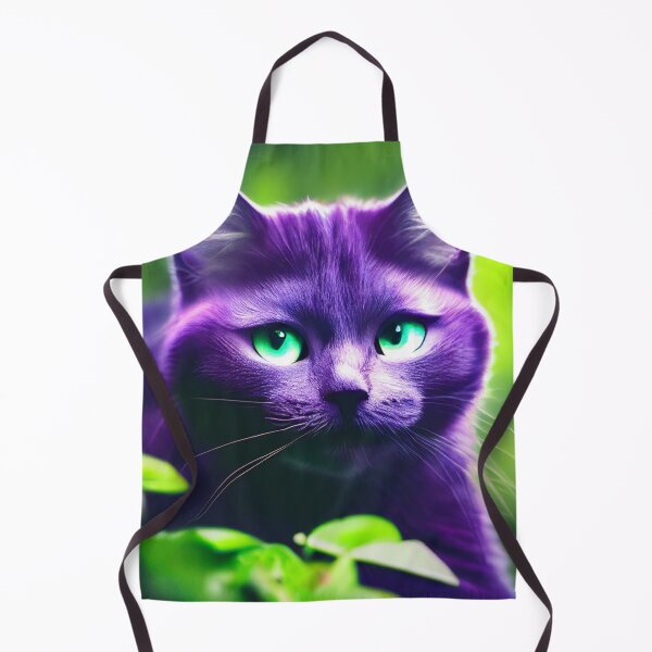 Item preview, Purple furry cat designed and sold by KreaKat.