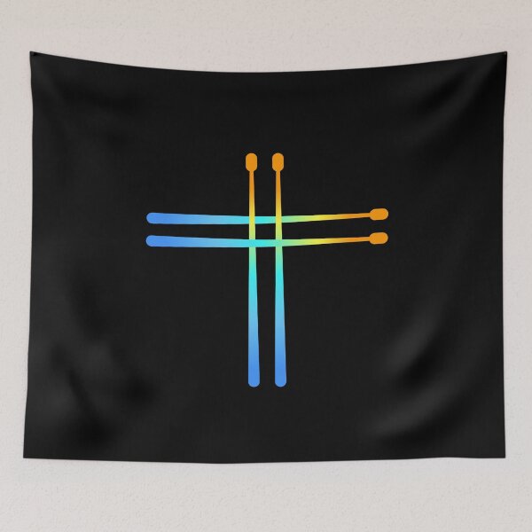 Item preview, Cross Drumsticks Weapons Of Mass Percussion For Drummers And Drum Players As A Funny Drummer   designed and sold by Funwithmusic.