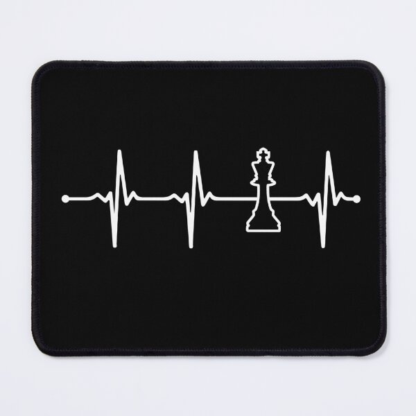 Item preview, Chess Lineart Minimalistic Ecg Heartbeat Design Wv designed and sold by KleverOlivier.