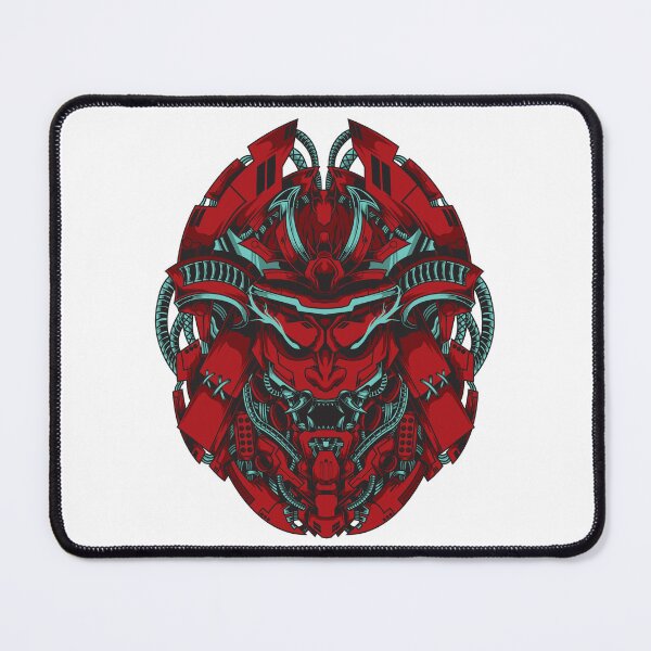 Item preview, Red Japanese Samurai Mecha designed and sold by Brian Hupp.