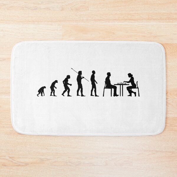 Item preview, Funny Chess Players Mankind Evolution Parody Bv designed and sold by KleverOlivier.