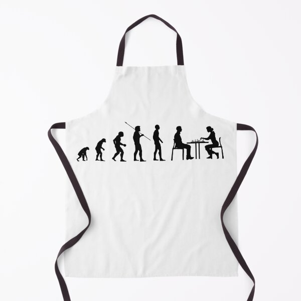 Item preview, Funny Chess Players Mankind Evolution Parody Bv designed and sold by KleverOlivier.