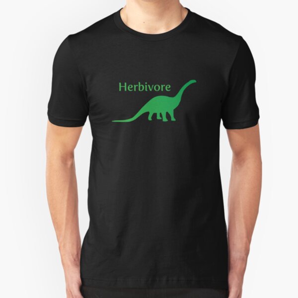 Herbivore Dinosaur Green Slim Fit T-Shirt