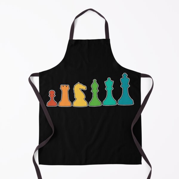Item preview, Chess Design with Retro Style Color Pieces designed and sold by KleverOlivier.