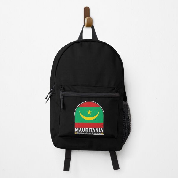 Item preview, Mauritania Flag Emblem Distressed Vintage designed and sold by KrisSidDesigns.