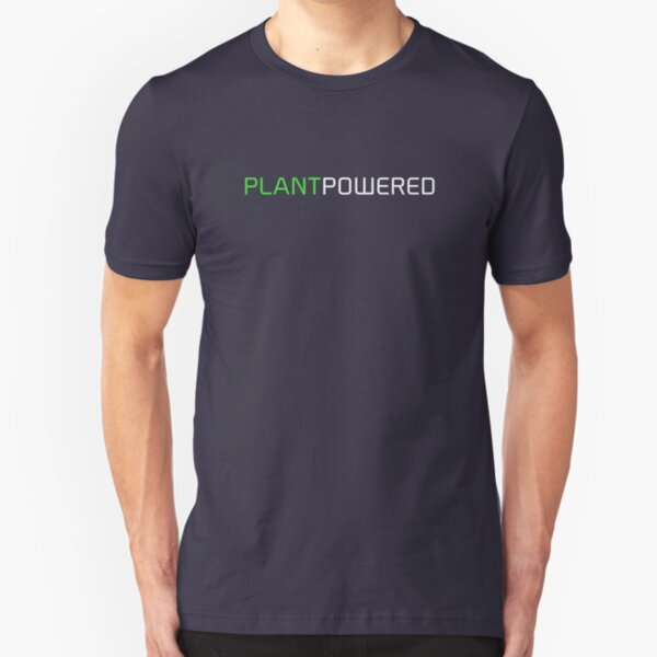 Plant Powered Vegan Slim Fit T-Shirt