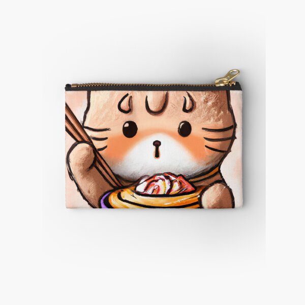 Item preview, Cat Eating Ramen designed and sold by Timegraf.