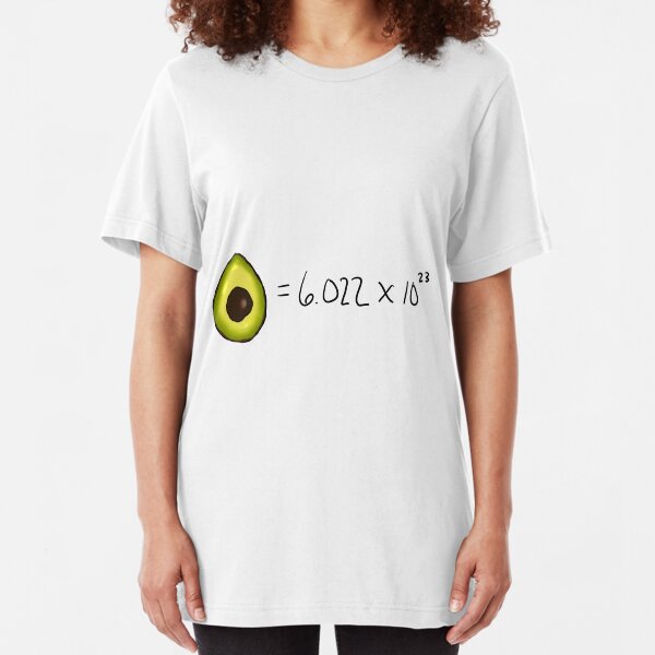 avacado's number Slim Fit T-Shirt