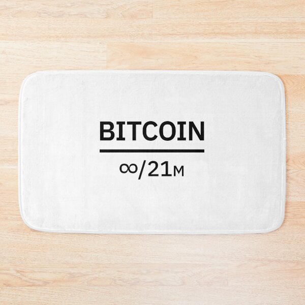 Item preview, Bitcoin - ∞ / 21 Million (Black) designed and sold by NautilusMare.