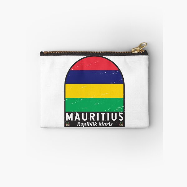 Item preview, Mauritius Flag Emblem Distressed Vintage designed and sold by KrisSidDesigns.