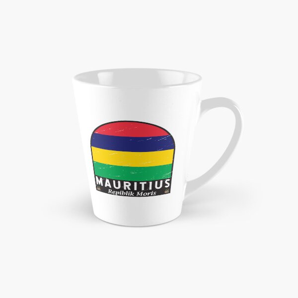 Item preview, Mauritius Flag Emblem Distressed Vintage designed and sold by KrisSidDesigns.