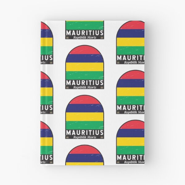 Item preview, Mauritius Flag Emblem Distressed Vintage designed and sold by KrisSidDesigns.