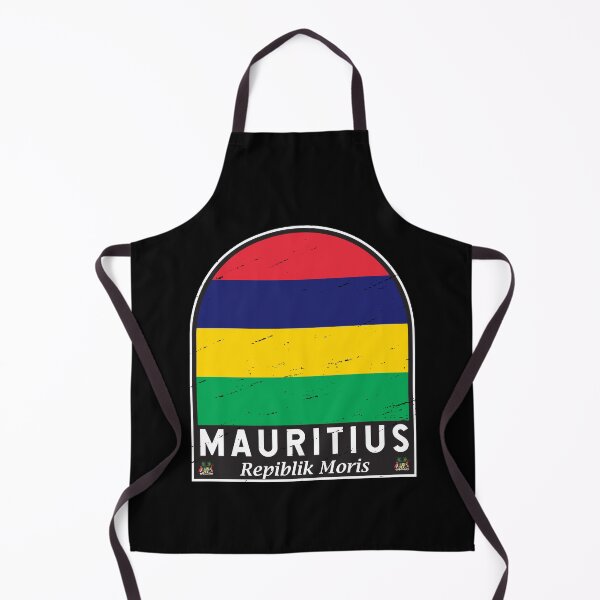 Item preview, Mauritius Flag Emblem Distressed Vintage designed and sold by KrisSidDesigns.
