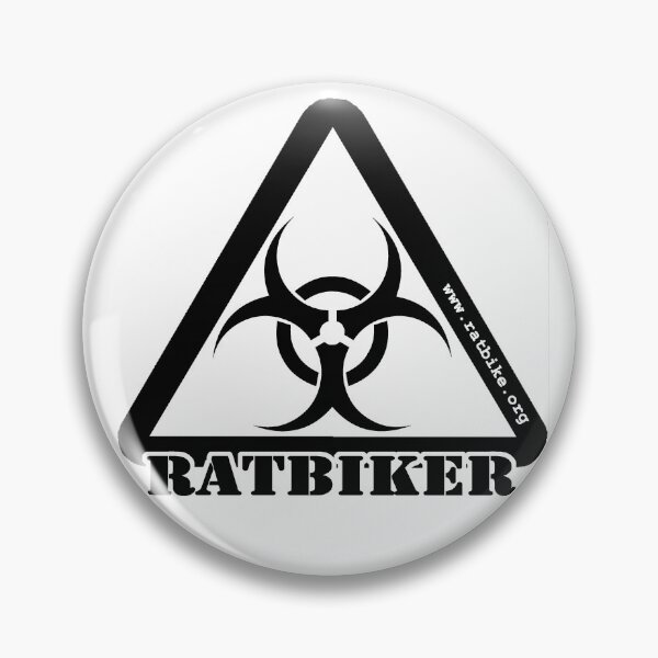 Ratbiker Biohazard - black Pin