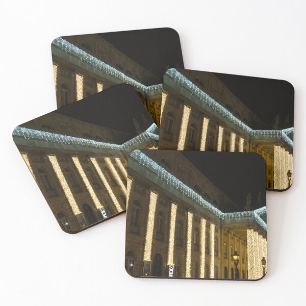 Item preview, Illuminated building photographed at night designed and sold by Montrepeneuer.