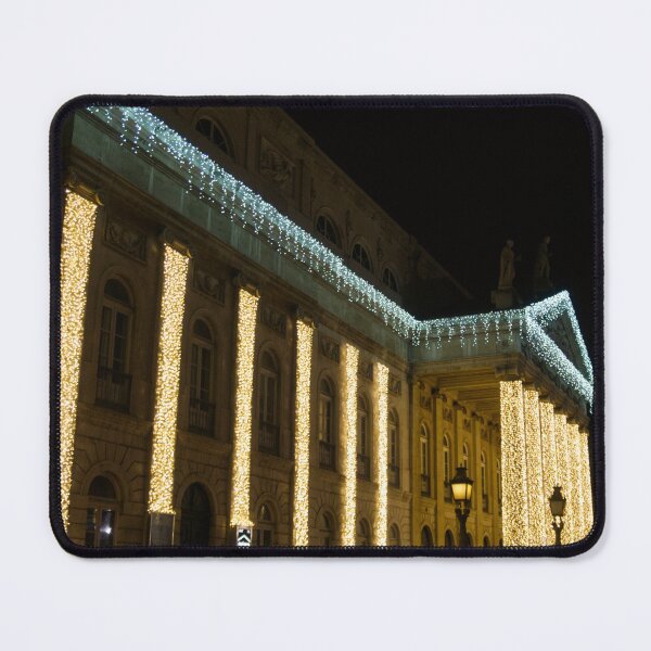 Item preview, Illuminated building photographed at night designed and sold by Montrepeneuer.
