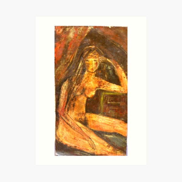 Brown Nude Art Print