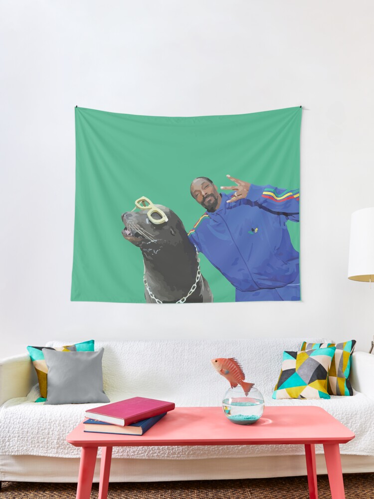 Vaporwave Aesthetic Snoop Dogg Wall Tapestries Snoop Dogg Tapestries 