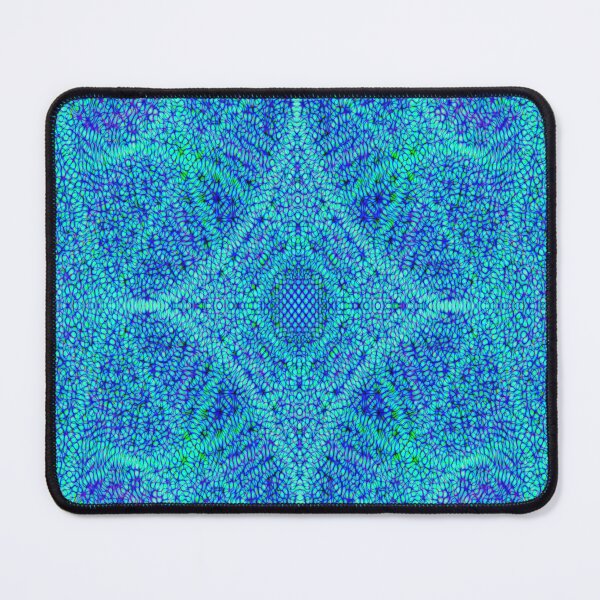 Item preview, Blue Peacock Kaleidoscope Mandala Fractal designed and sold by Deborah Camp.