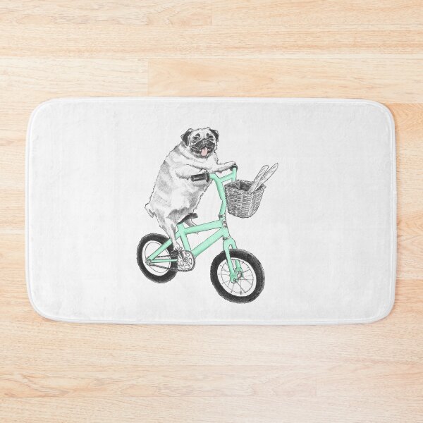 Item preview, Cycling Pug designed and sold by karolaan.
