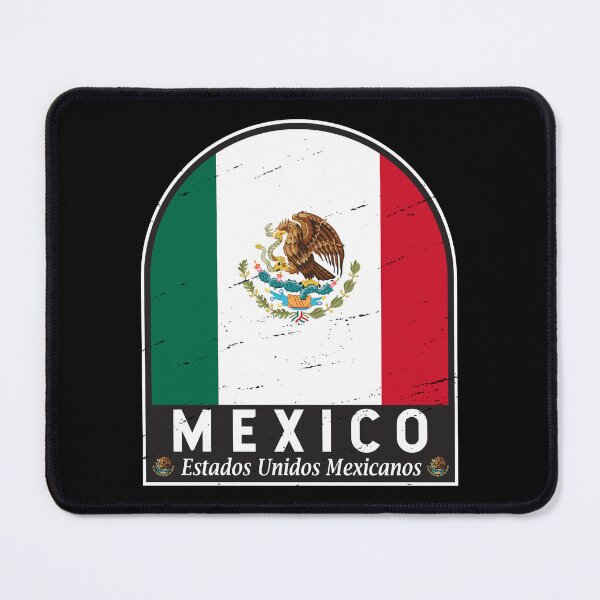 Item preview, Mexico Flag Emblem Distressed Vintage designed and sold by KrisSidDesigns.