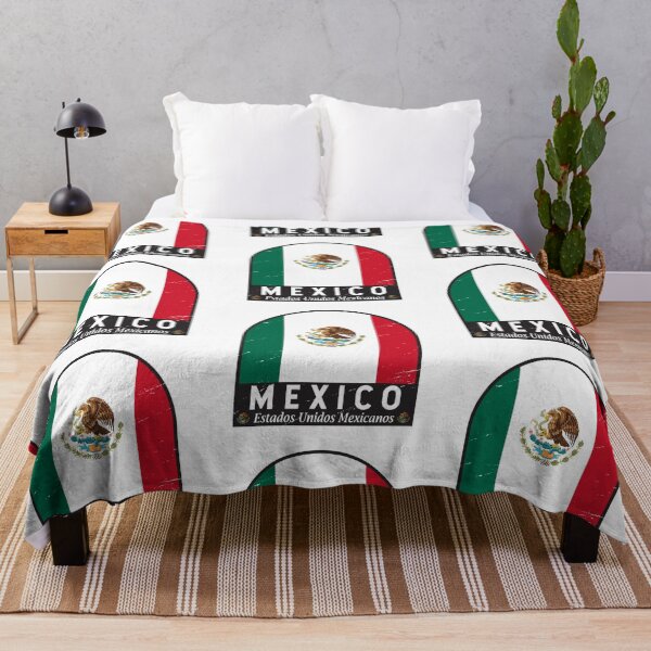 Item preview, Mexico Flag Emblem Distressed Vintage designed and sold by KrisSidDesigns.