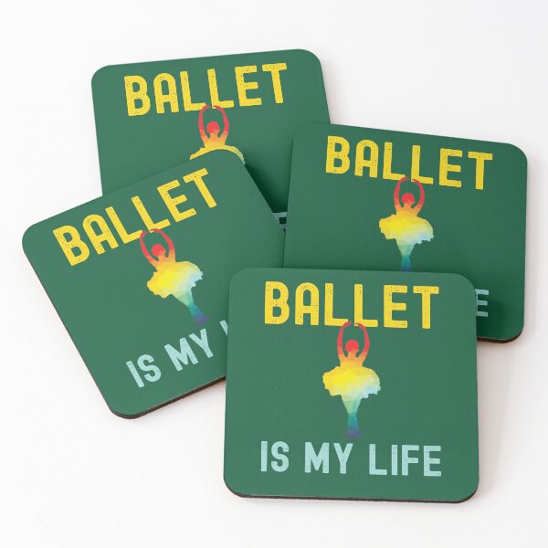 Item preview, Ballet is my life Colored silhouette designed and sold by VitoTDesign.