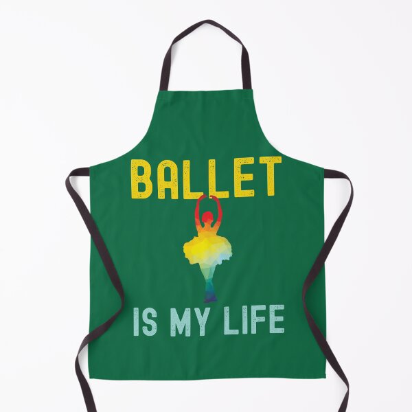 Artikelvorschau, Ballett ist mein Leben Farbige Silhouette entworfen und verkauft von VitoTDesign.