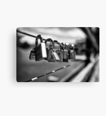 locks at lake Canvas Print