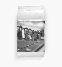 locks at lake Duvet Cover