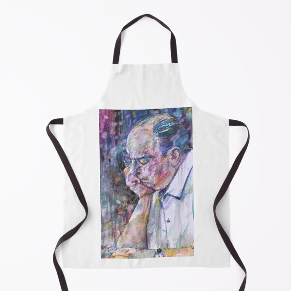 Item preview, PABLO NERUDA watercolor portrait .11 designed and sold by lautir.