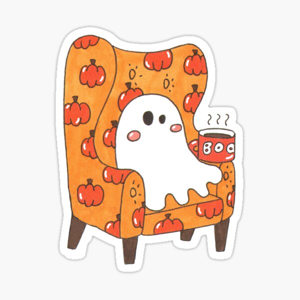 Fall Ghost Sticker for iOS & Android