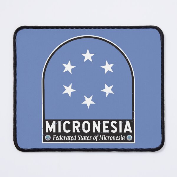 Item preview, Micronesia Flag Emblem Distressed Vintage designed and sold by KrisSidDesigns.