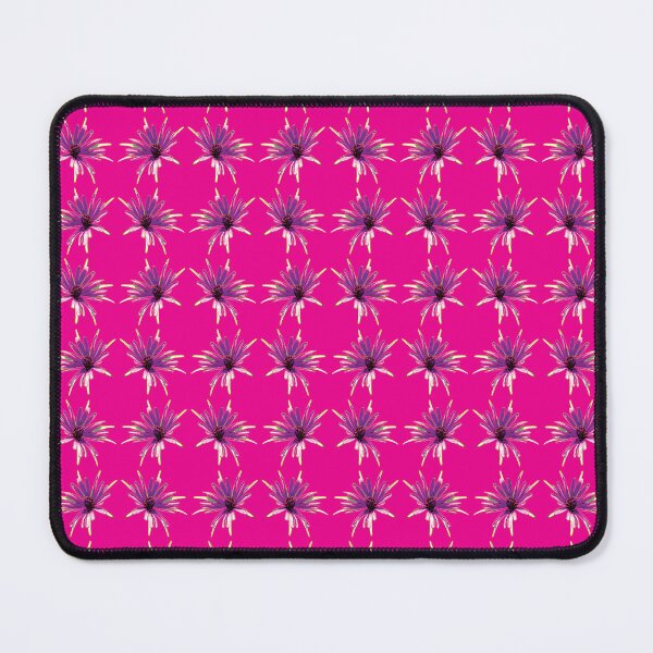 Item preview, Flower Repeat Pattern - Wild Salsify on Cerise designed and sold by sleepingdogprod.