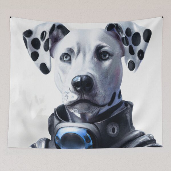 Item preview, Cyberpunk Dalmatian designed and sold by SteamedpunkVegg.