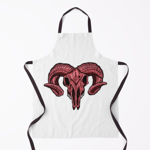 Item preview, Demonic skull illustration, red skull design, skull art. designed and sold by cliffordmayers.