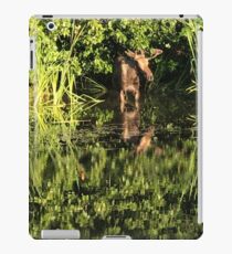 Moose on a Lake iPad Case/Skin
