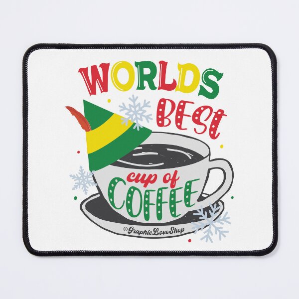 Item preview, Buddy Elf, World's Best Cup of Coffee © GraphicLoveShop designed and sold by Graphic Love Shop.