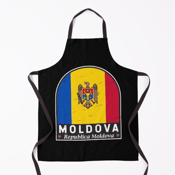 Item preview, Moldova Flag Emblem Distressed Vintage designed and sold by KrisSidDesigns.