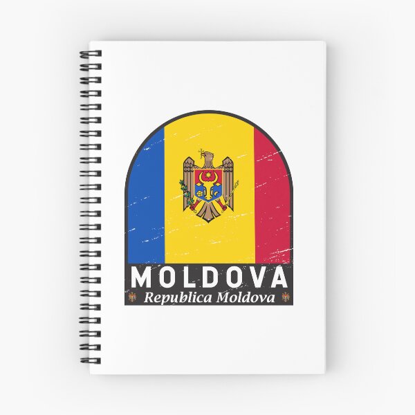 Item preview, Moldova Flag Emblem Distressed Vintage designed and sold by KrisSidDesigns.