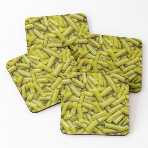 Item preview, Green Beans Healthy Food Photo Pattern designed and sold by patternsoup.