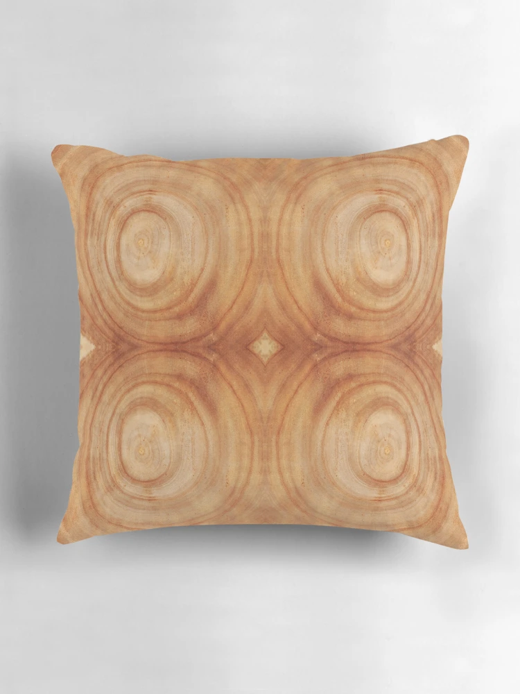 Thumbnail 3 of 4, Pillow, Tree Rings designed and sold by TLTextiles.