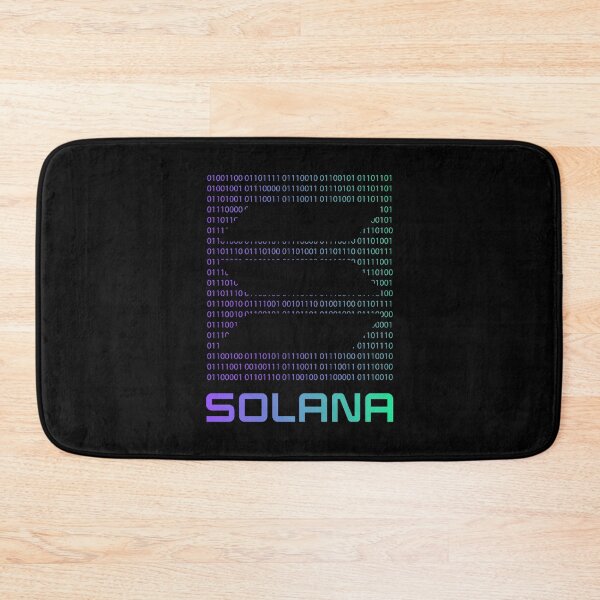Item preview, Solana SOL Crypto Altcoin - Binary Logo Original Colours designed and sold by CryptoMoods.