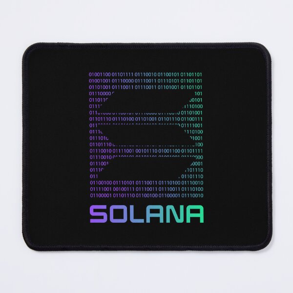 Item preview, Solana SOL Crypto Altcoin - Binary Logo Original Colours designed and sold by CryptoMoods.