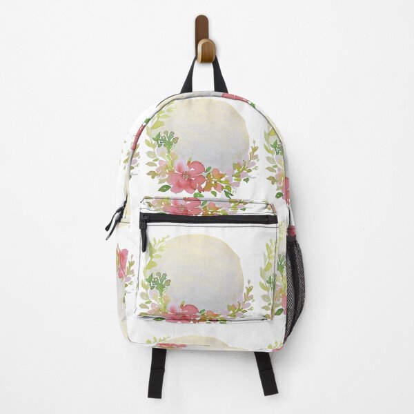 Item preview, Floral Crescent Golden Moon designed and sold by Praline Creative.