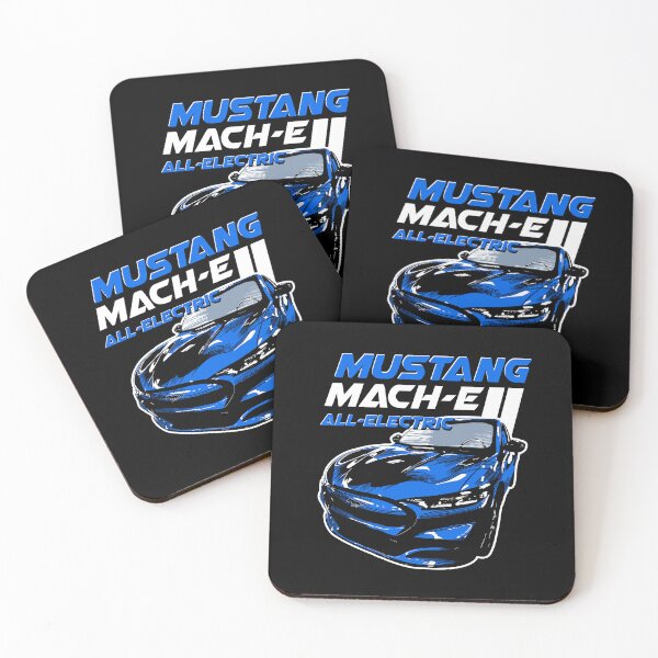 Item preview, All-Electric Mach-E Stacked in Grabber Blue designed and sold by zealology.