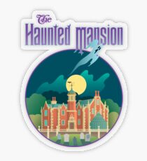 The Haunted Mansion Transparent Sticker