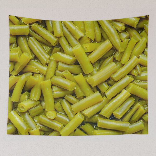 Item preview, Green Beans Healthy Food Photo Pattern designed and sold by patternsoup.
