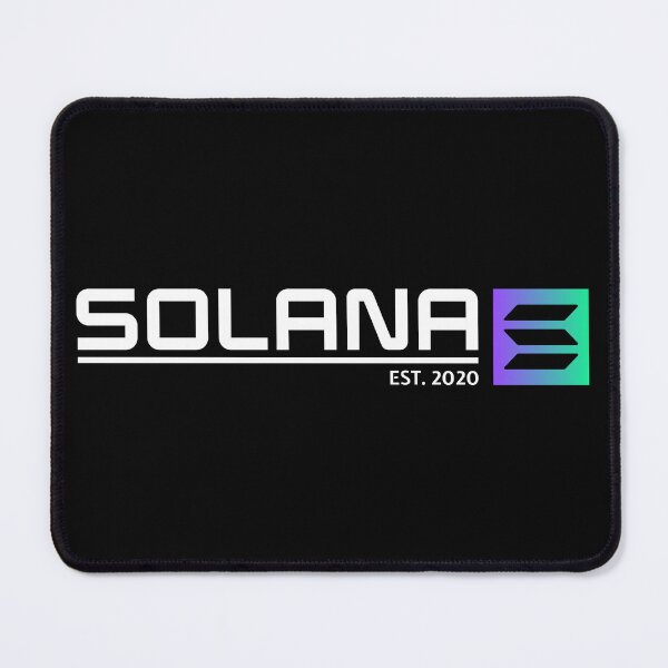 Item preview, Solana SOL Crypto Altcoin - Minimalist Logo Est.2020 designed and sold by CryptoMoods.